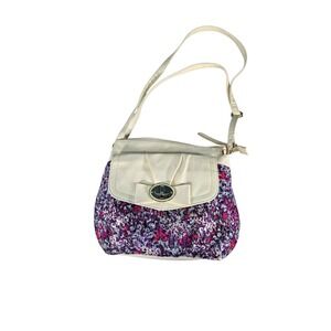 Elle Flowered Purse Shoulder Bag‎ Boho Hobo Adjustable Strap